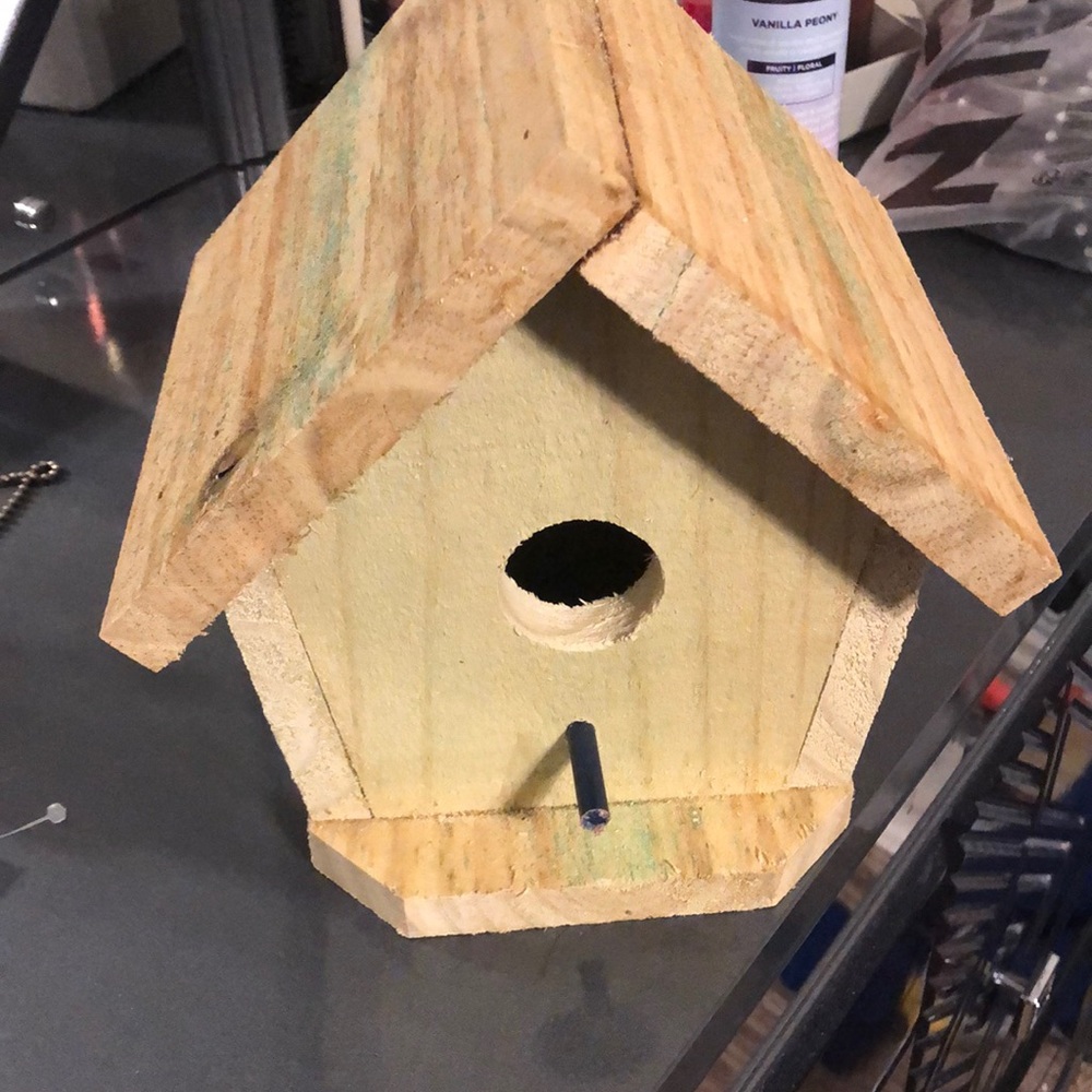 Handmade bird house
